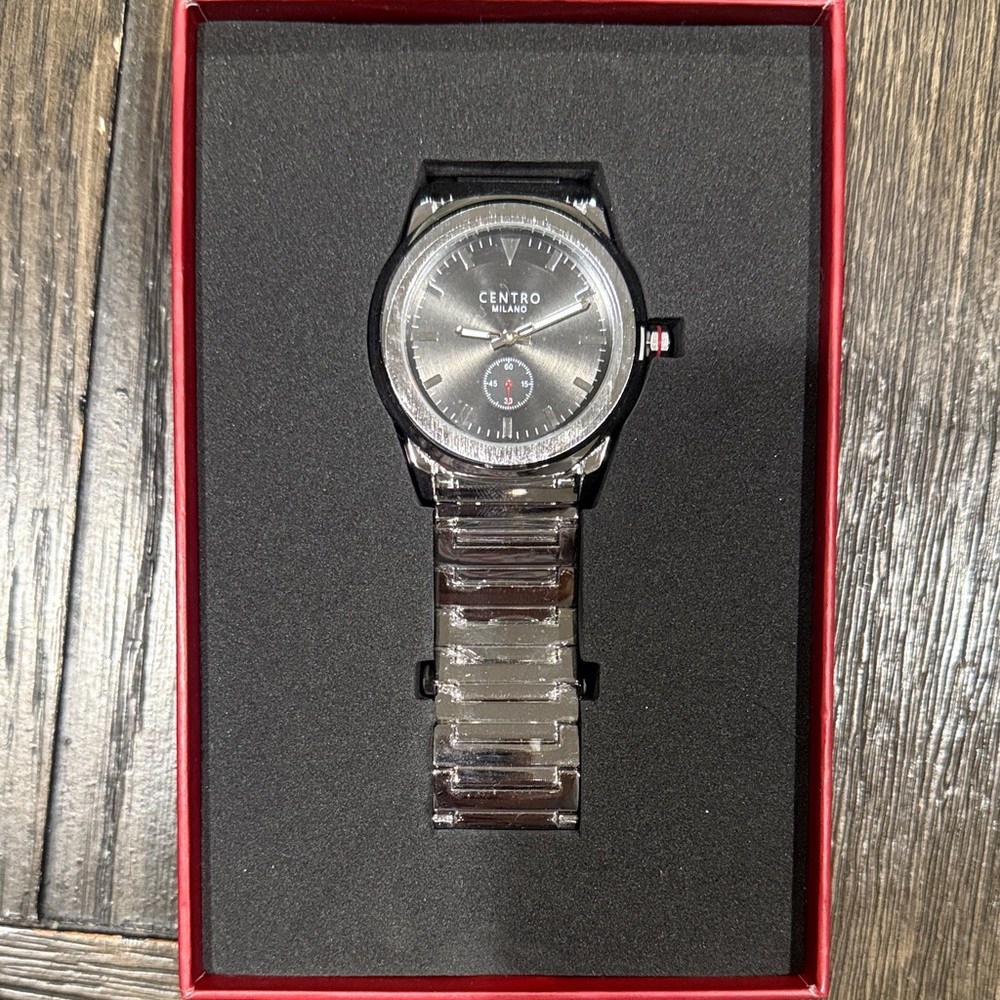 Central Milano Men's Watch in Silver